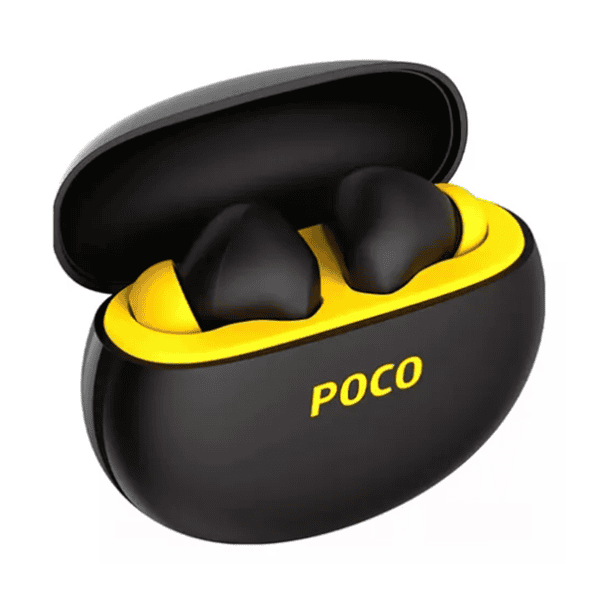 AURICULARES INALÁMBRICOS POCO PODS NEGRO AMARILLO