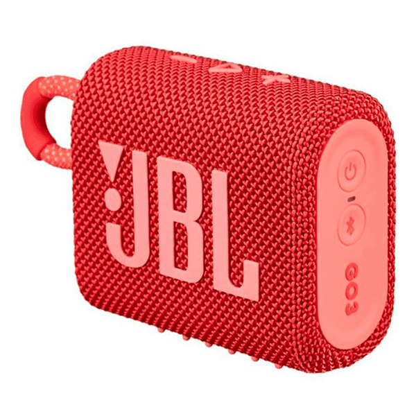 PARLANTE JBL GO 3 WATERPROOF ROJO