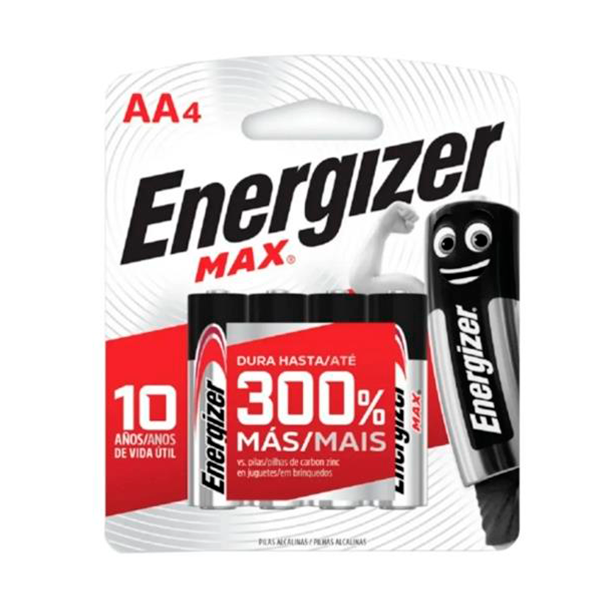 PILAS ENERGIZER AA4