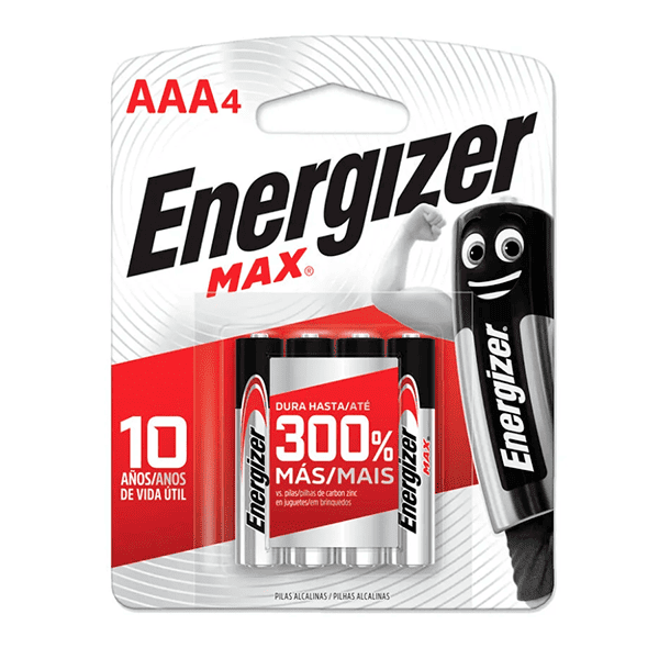 PILAS ENERGIZER AAA4