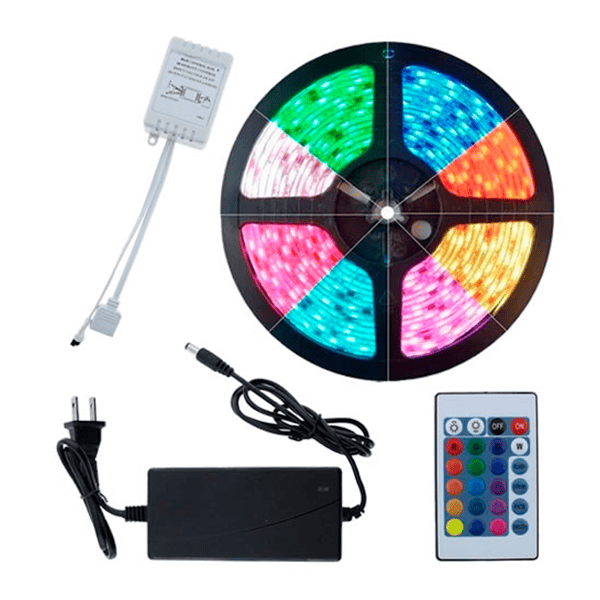 ROLLO DE LUCES LED DE COLORES