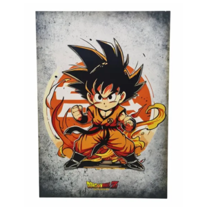 CUADRO CON RELIEVE DRAGON BALL Z GOKU NIÑO