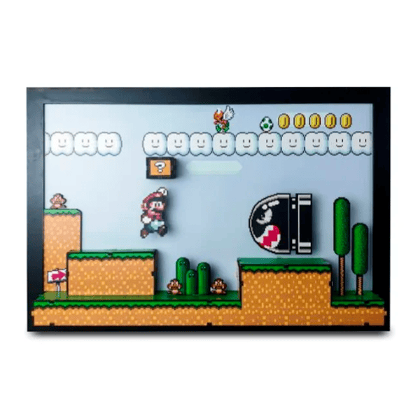 CUADRO GAMER MARIO BROS 3