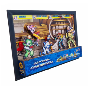 CUADRO SUPER 3D CAPTAIN COMMANDO