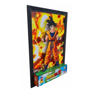 CUADRO SUPER 3D DRAGON BALL Z GOKU