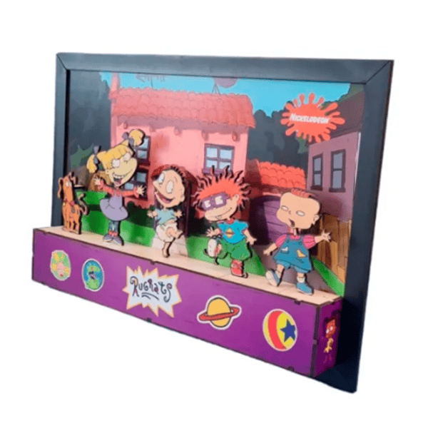 CUADRO SUPER 3D RUGRATS