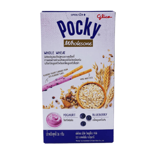 GLICO POCKY WHOLESOME YOGHURT BLUEBERRY