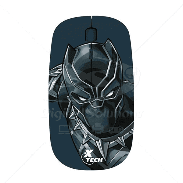 MOUSE WIRELESS MARVEL COLOR NEGRO