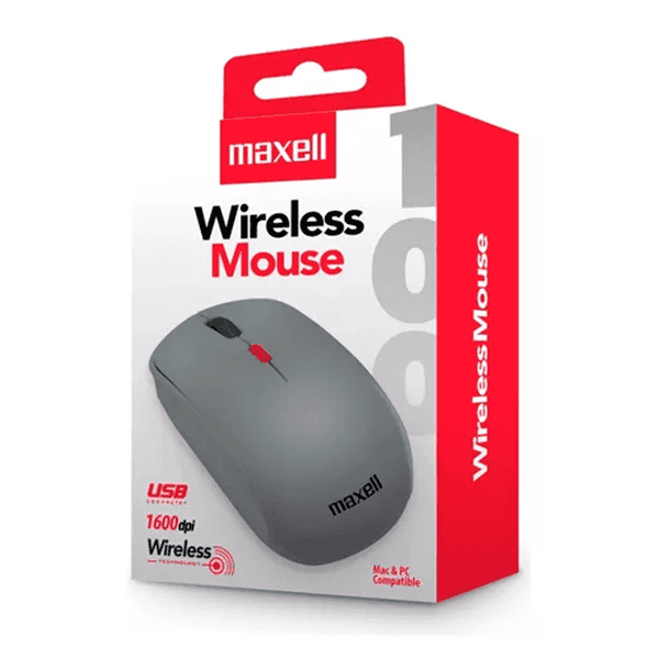MOUSE MAXELL INALAMBRICO GRIS