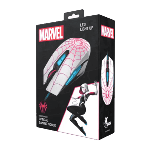 MOUSE ÓPTICO GAMER MARVEL