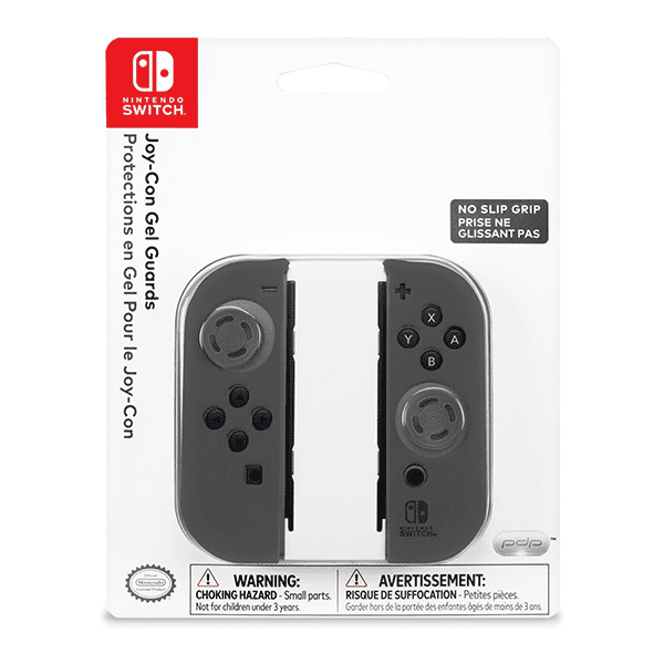 FUNDA DE GEL Y GRIPS NEGRO PARA JOY-CON