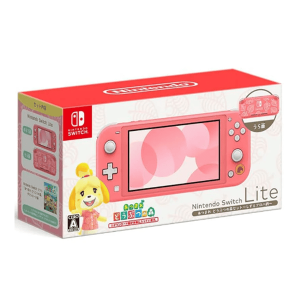 NINTENDO SWITCH LITE ROSA ANIMAL CROSSING EDITION